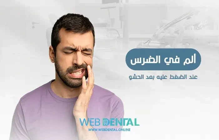 ألم في الضرس عند الضغط عليه بعد الحشو image